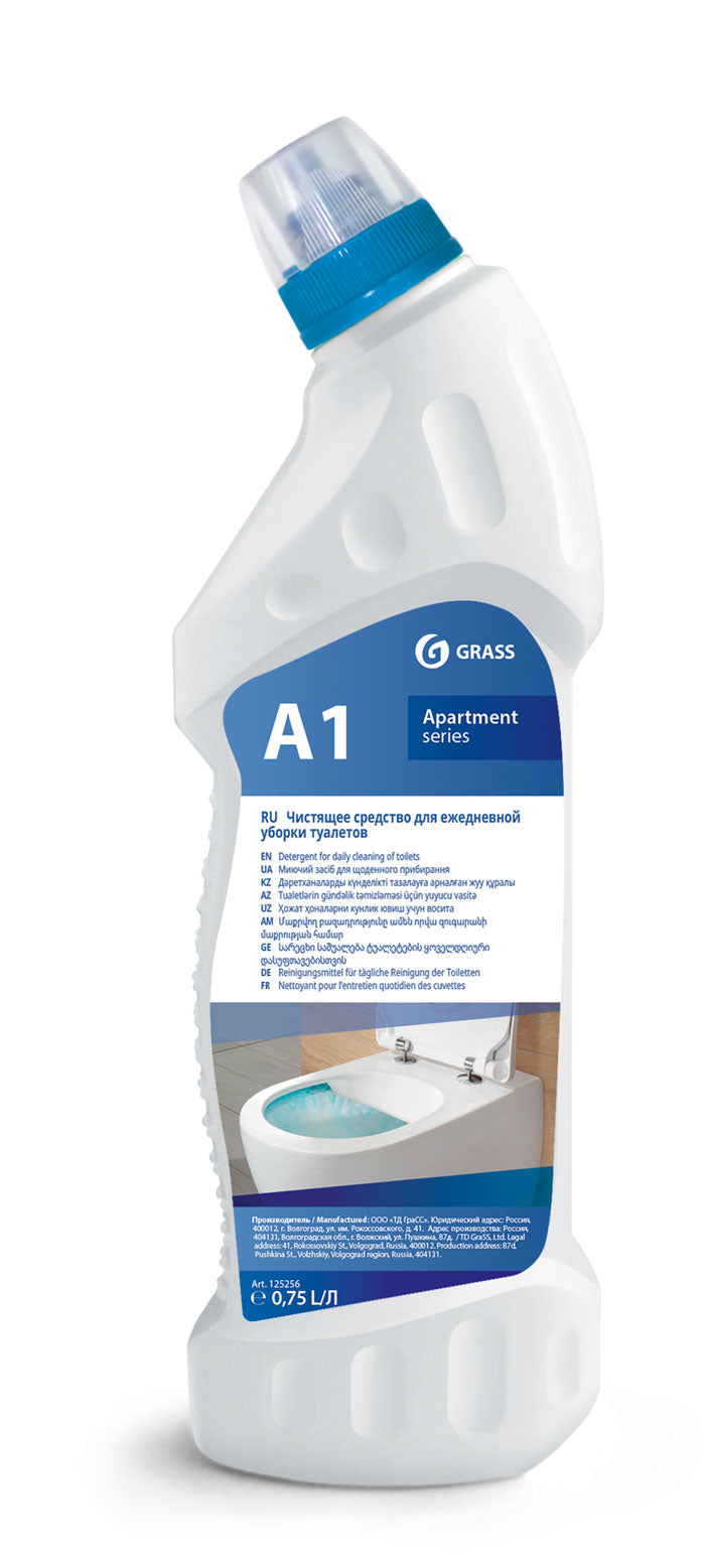 Acidic detergent for daily cleaning of toilets.